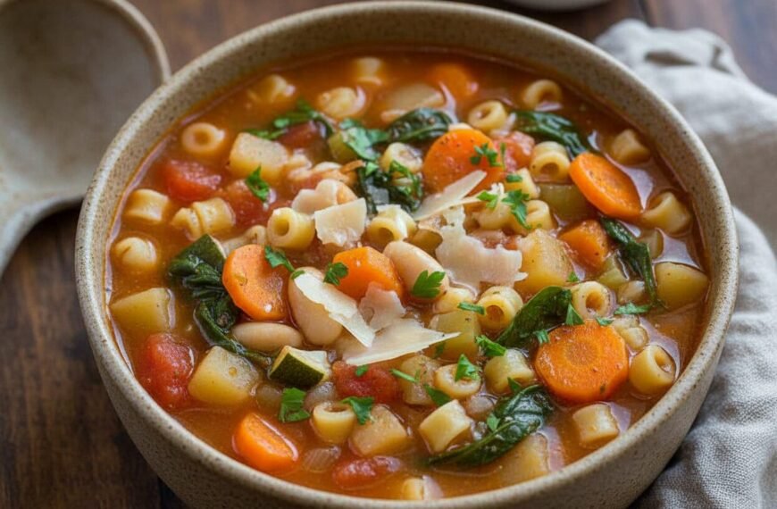 Hearty Minestrone Soup Recipe for Cold Days