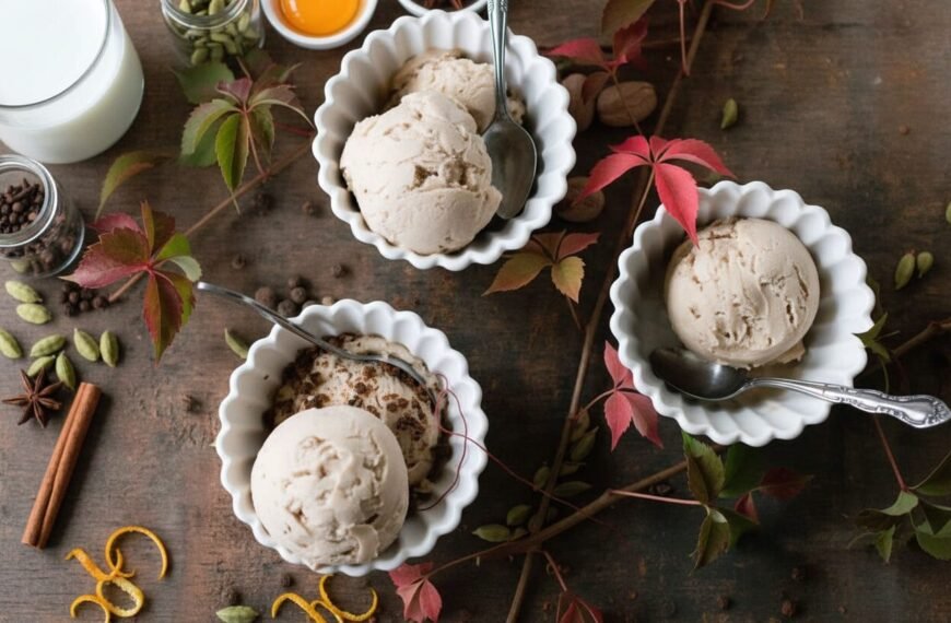 Homemade Chai Spice Ice Cream Recipe