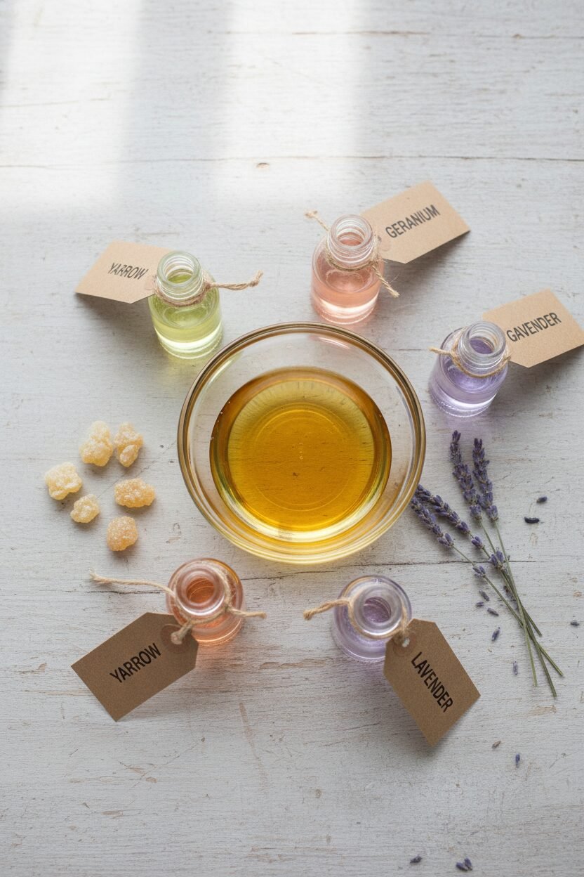 Homemade Facial Serum with Essential Oils