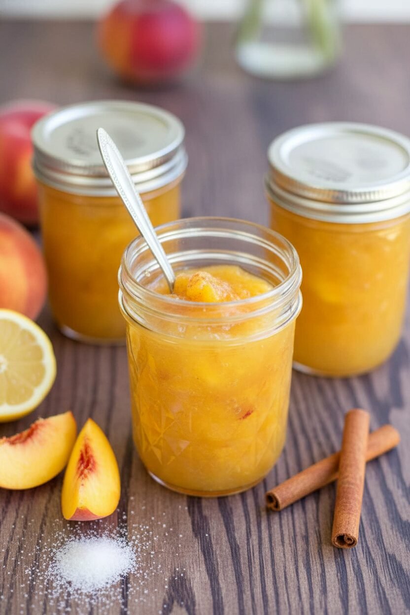 Homemade Peach Preserves Recipe for Canning