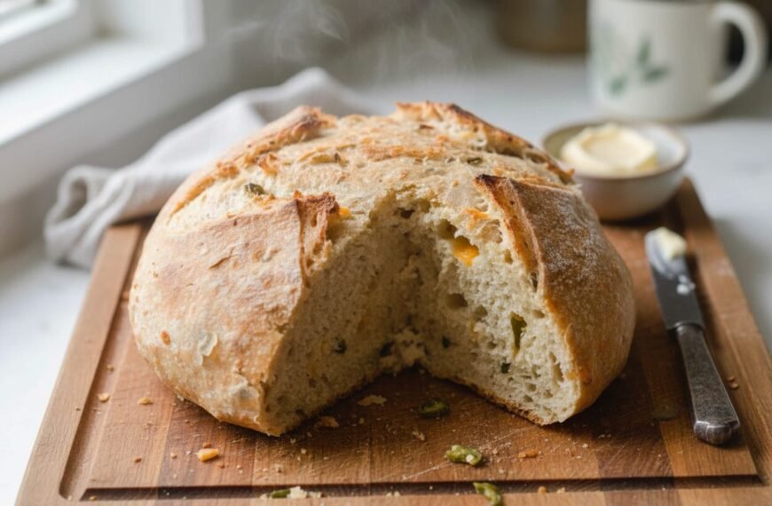 Jalapeño Cheddar Sourdough Bread Recipe