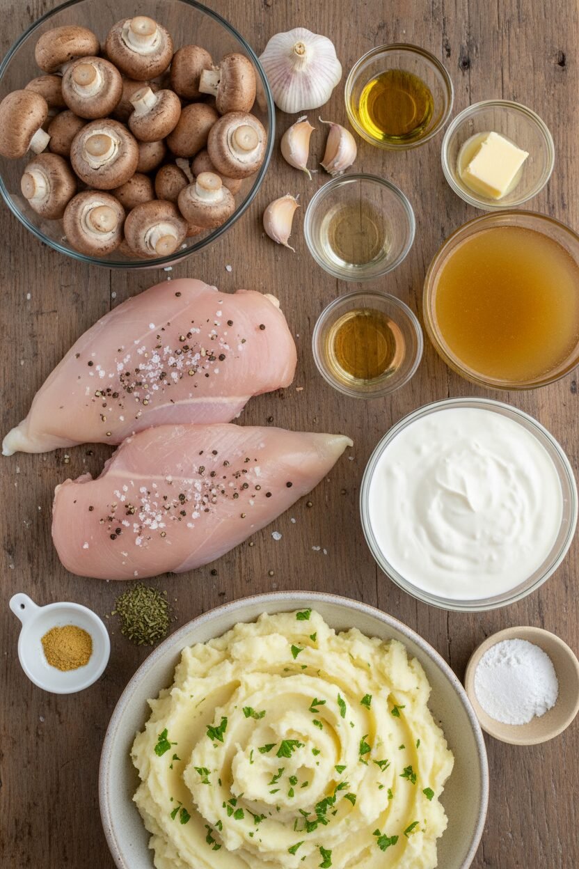 Mushroom Chicken Recipe for Creamy Dinner