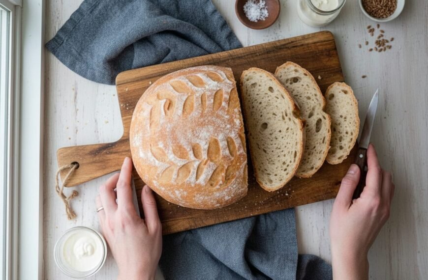 No-Knead Sourdough Bread Recipe for Beginners