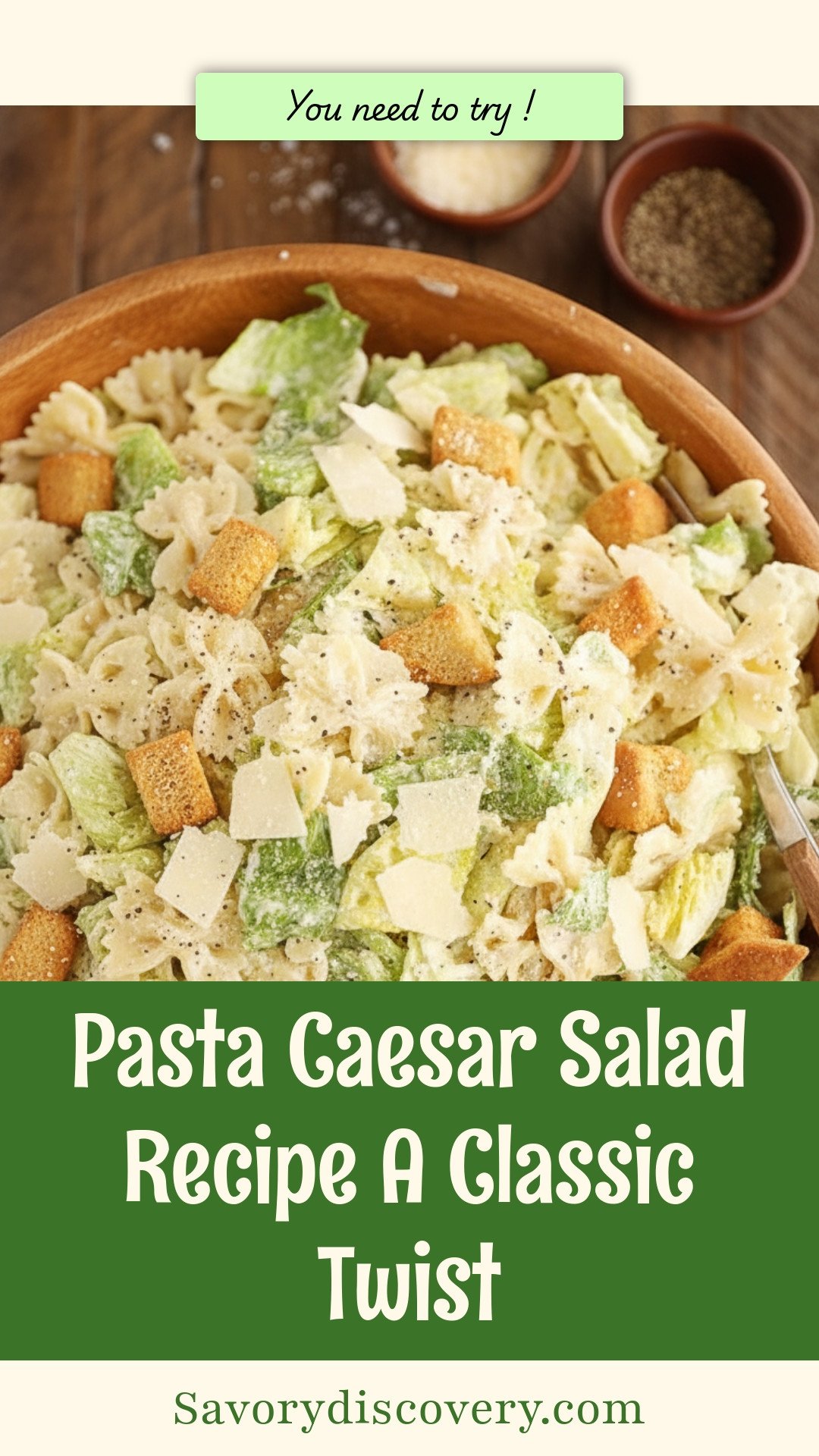 Pasta Caesar Salad Recipe A Classic Twist