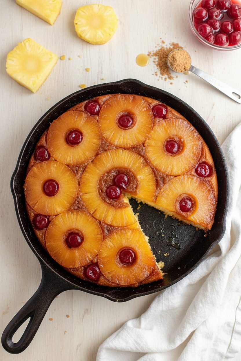 Pineapple Upside Down Cake Recipe