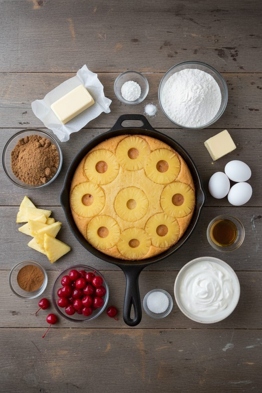 Pineapple Upside Down Cake Recipe