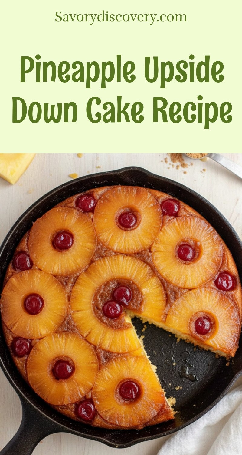 Pineapple Upside Down Cake Recipe