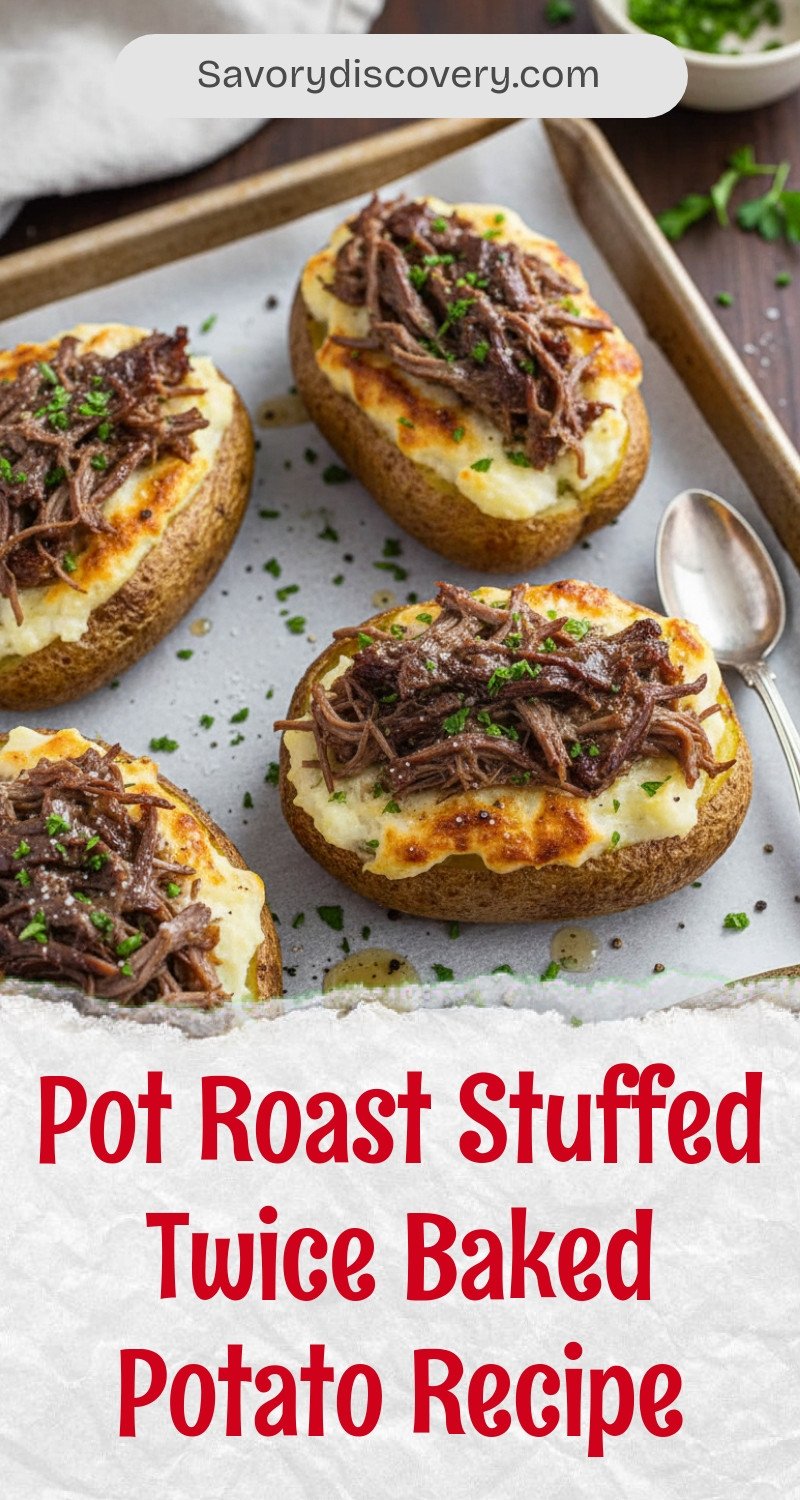Pot Roast Stuffed Twice Baked Potato Recipe