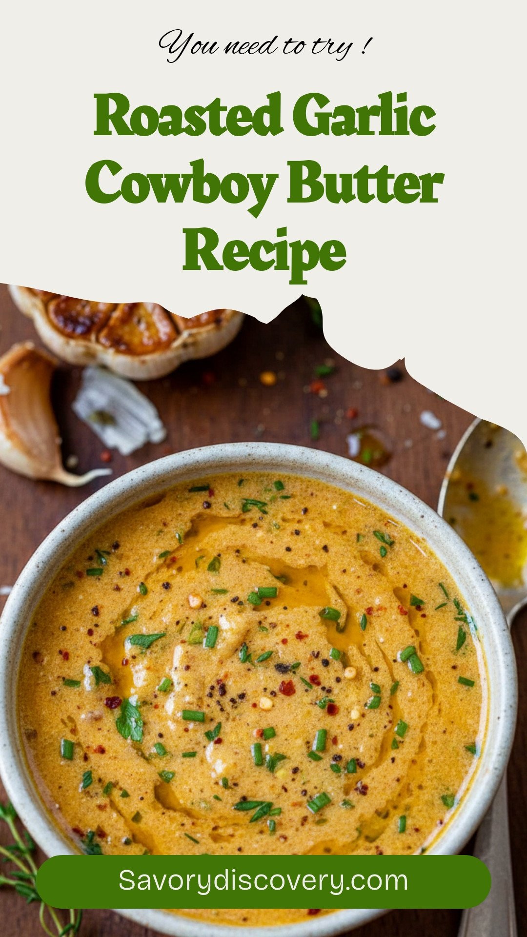 Roasted Garlic Cowboy Butter Recipe