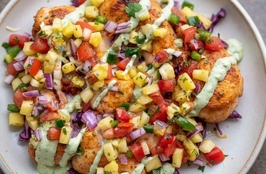 Sheet Pan Chicken with Pineapple Salsa Recipe