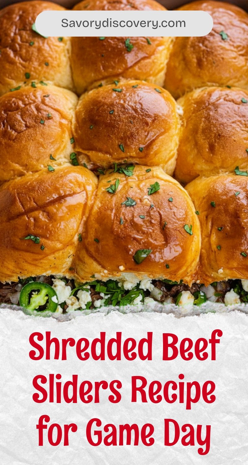 Shredded Beef Sliders Recipe for Game Day