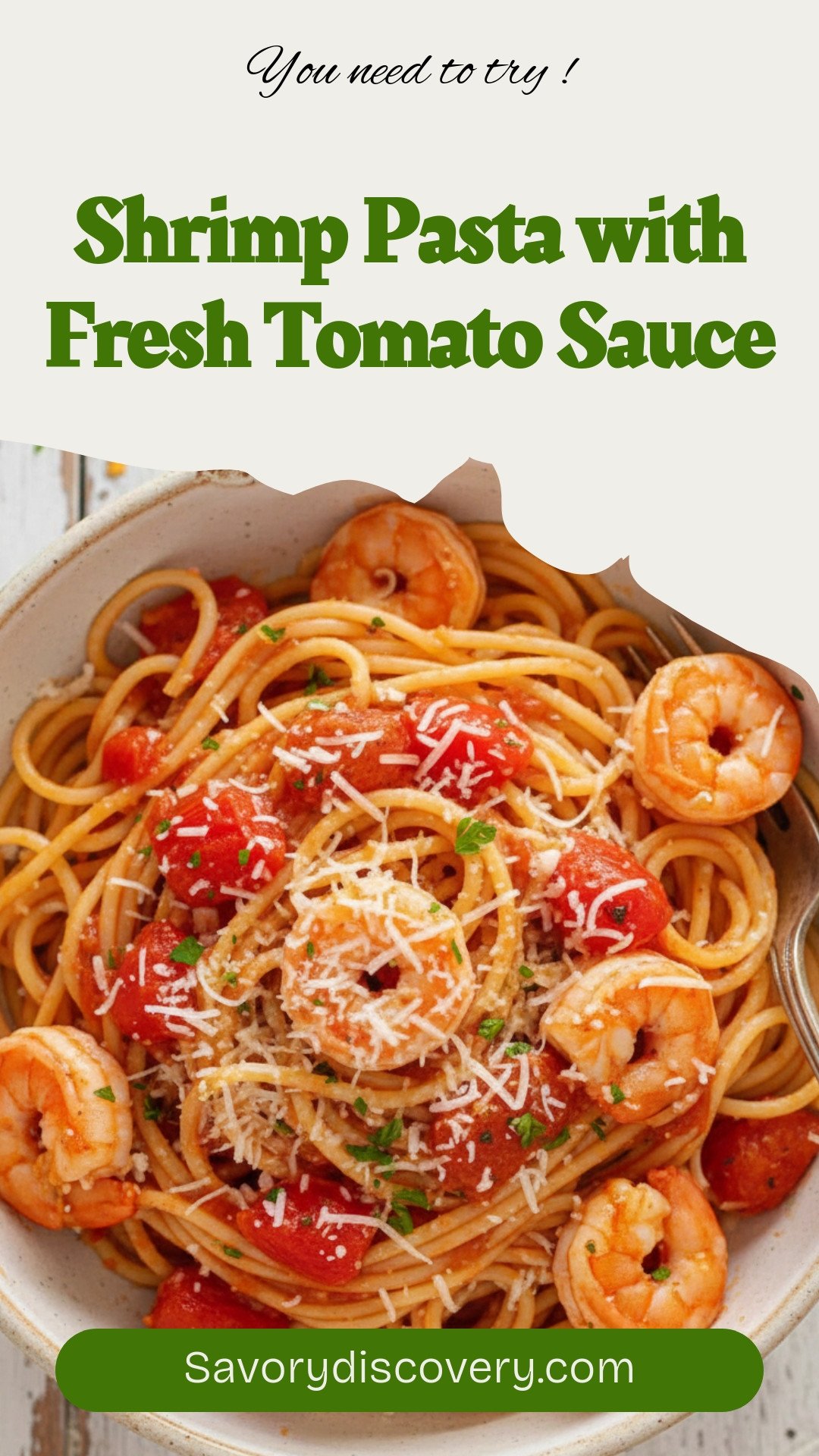 Shrimp Pasta with Fresh Tomato Sauce
