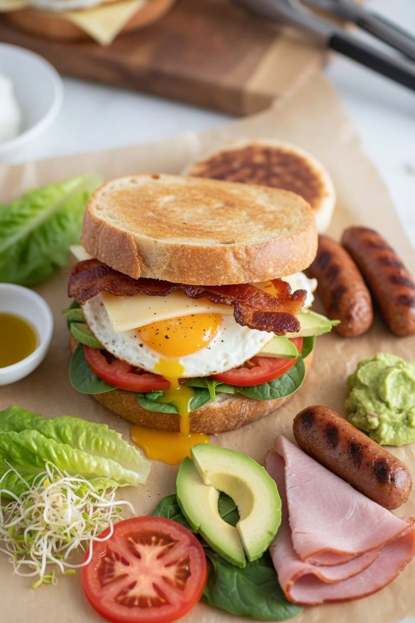 Sourdough Breakfast Sandwich Recipe for Morning
