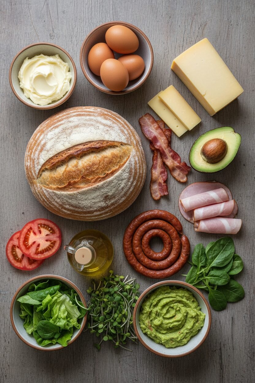 Sourdough Breakfast Sandwich Recipe for Morning