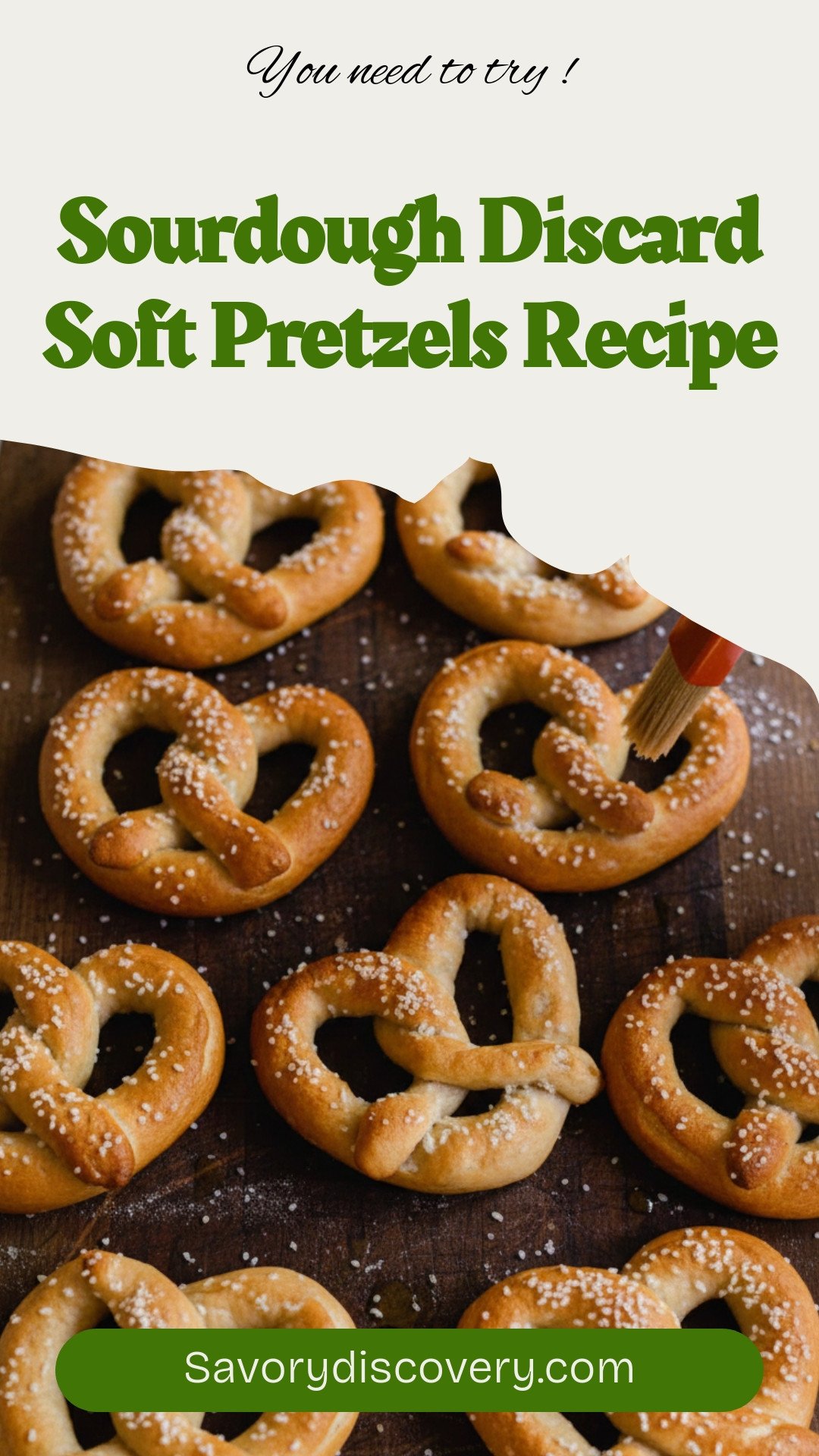 Sourdough Discard Soft Pretzels Recipe