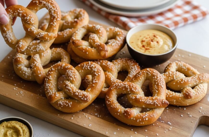Sourdough Discard Soft Pretzels Recipe