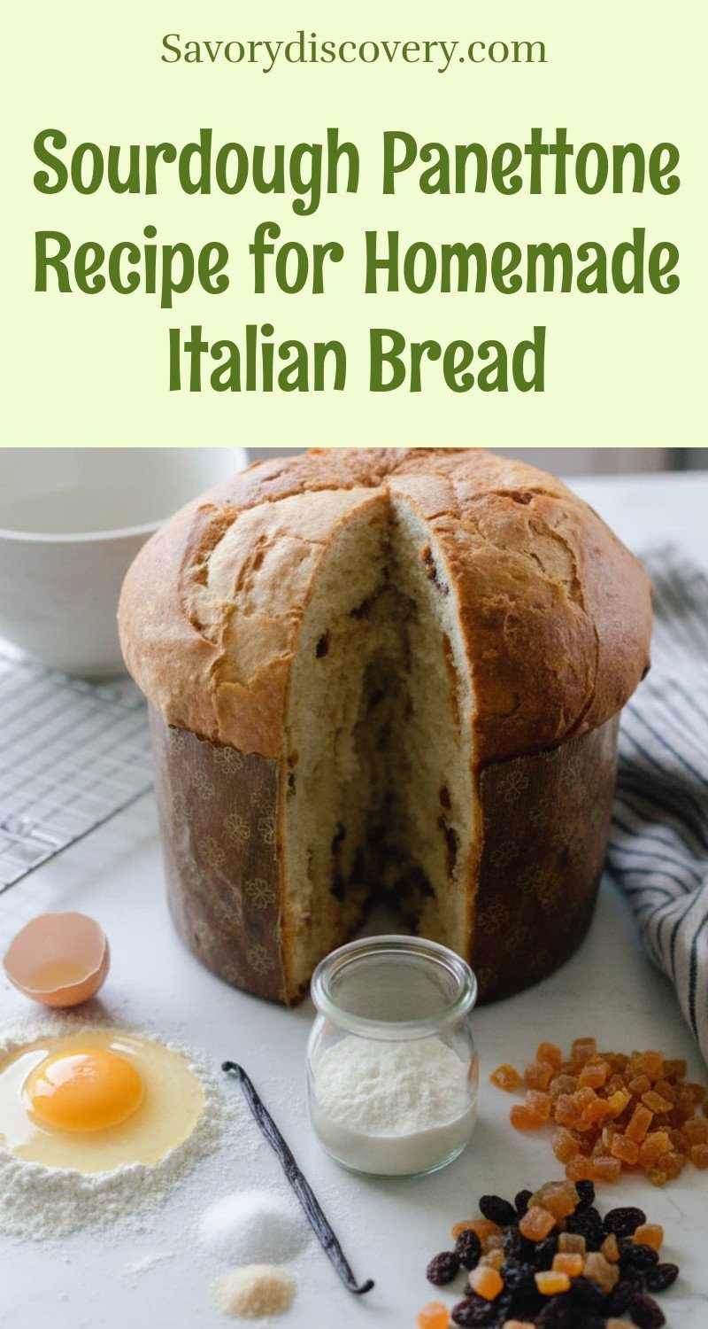 Sourdough Panettone Recipe for Homemade Italian Bread