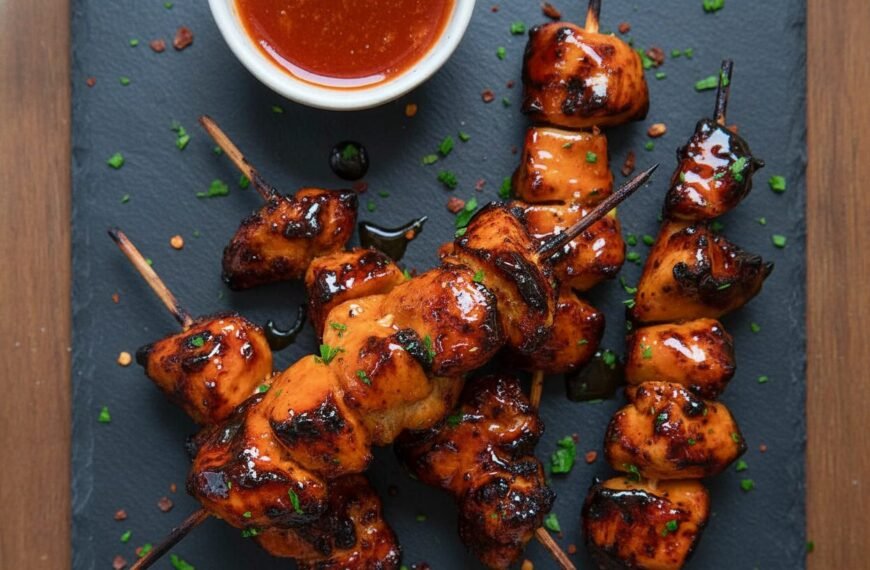 Spicy Firecracker Chicken Skewers Recipe