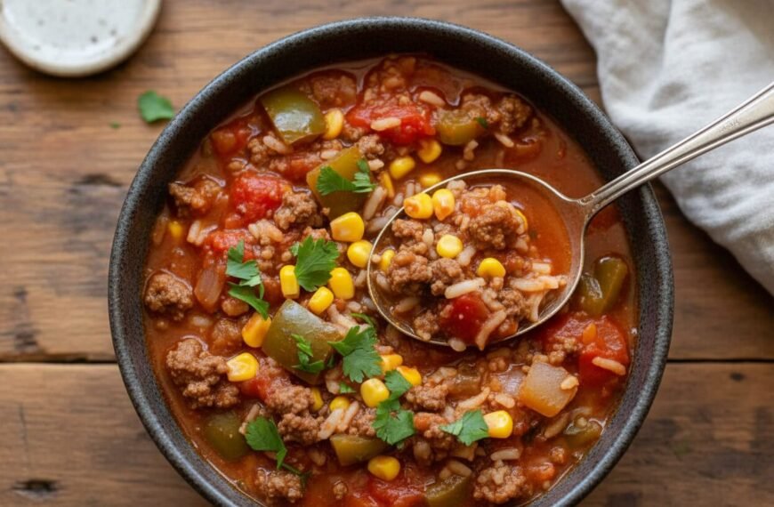 Stuffed Bell Pepper Soup Recipe