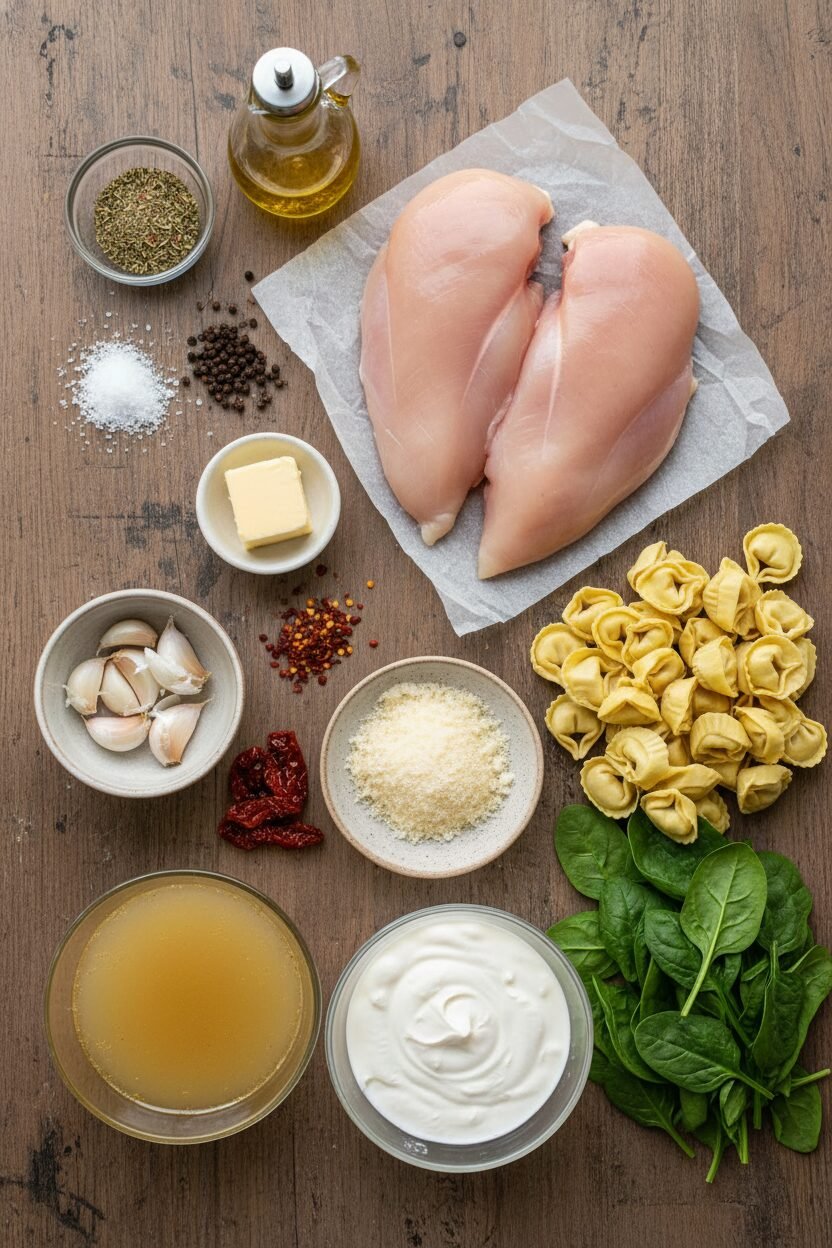 Tuscan Chicken Tortellini Soup Recipe