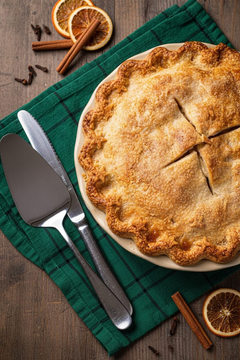 Baking Christmas Apple Pie with Everyday Apples