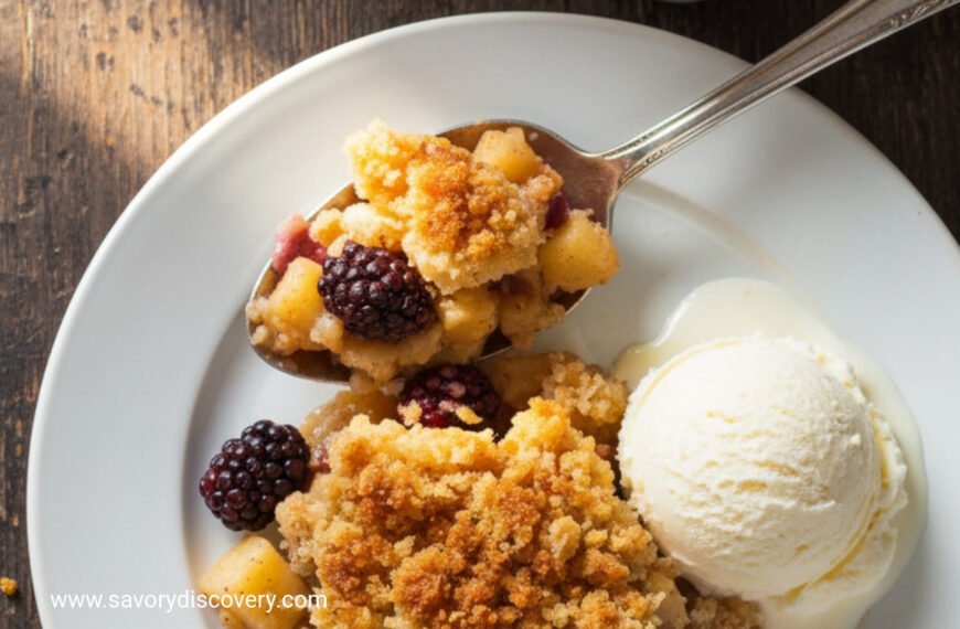 Blackberry Apple Yuletide Betty