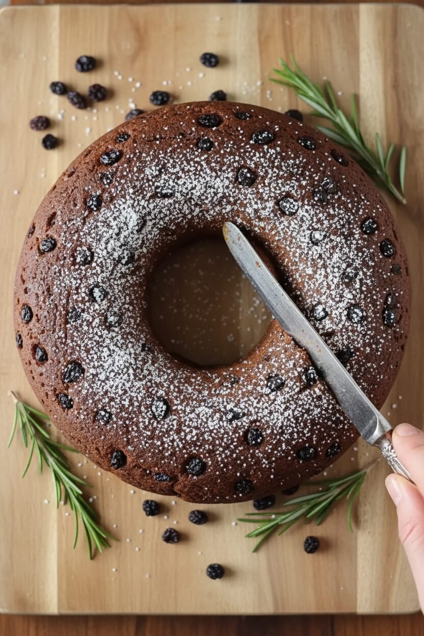 Boston Brown Bread Christmas Wreath