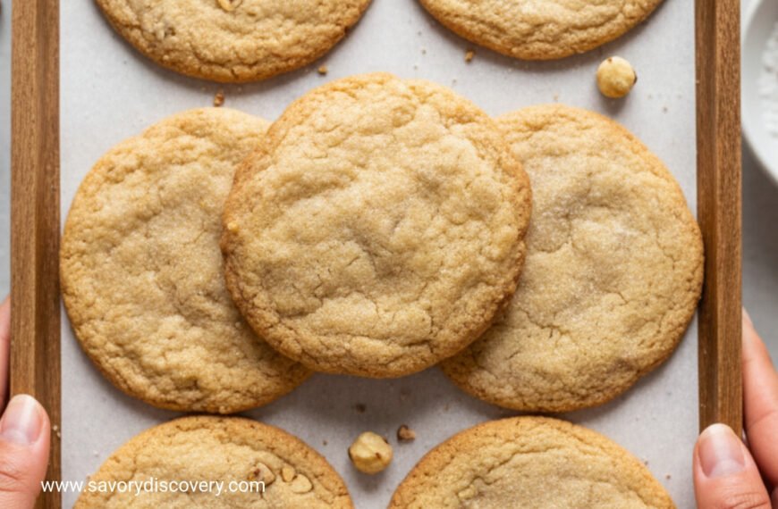 Brown Butter Hazelnut Holiday Cookies