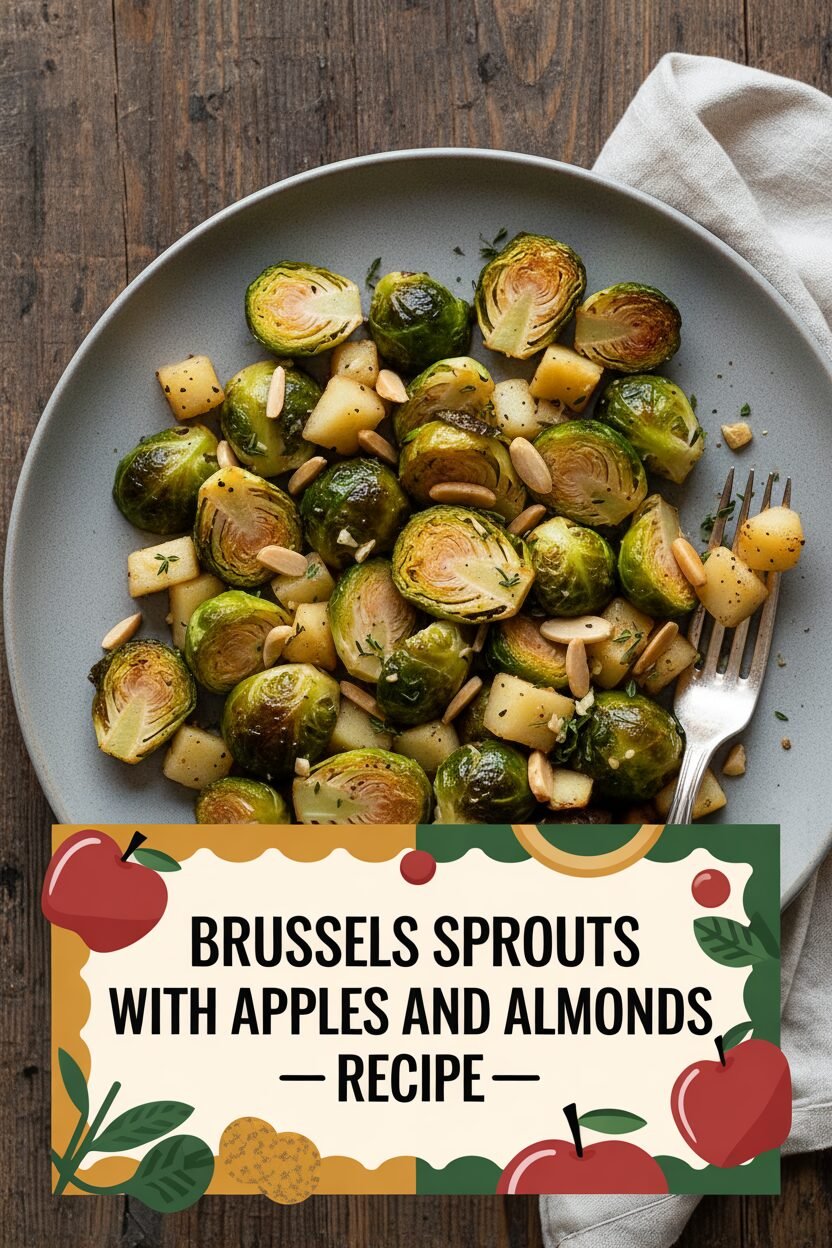 Brussels Sprouts with Apples and Almonds Recipe