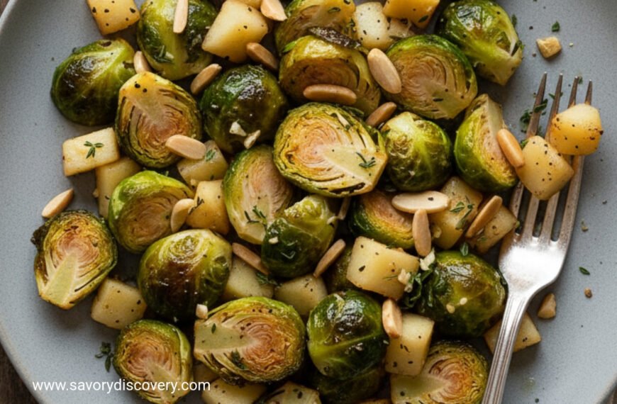 Brussels Sprouts with Apples and Almonds Recipe