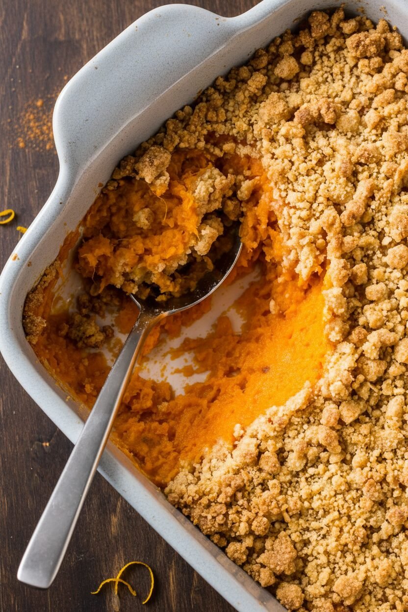 Candied Sweet Potato Crunch Casserole