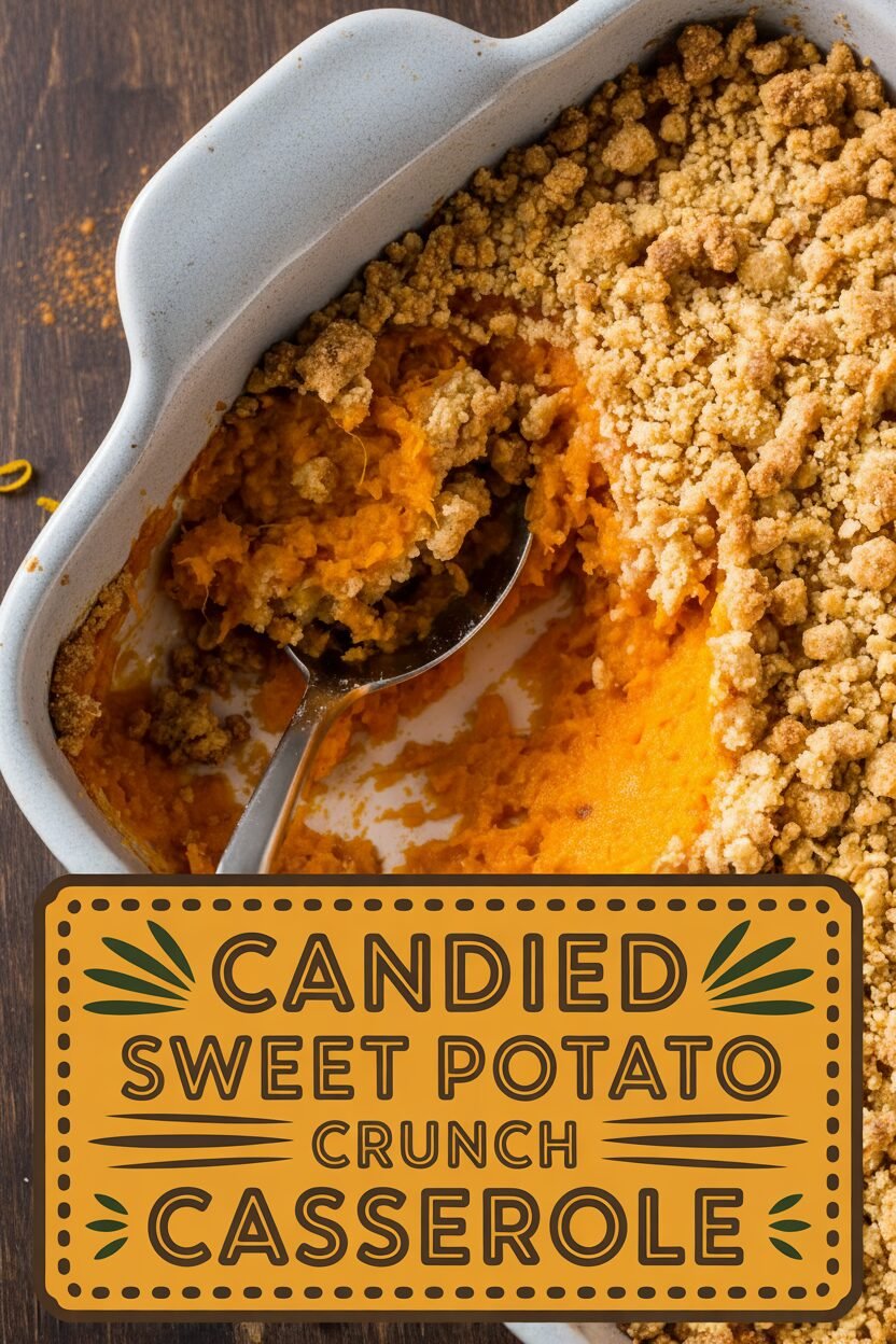 Candied Sweet Potato Crunch Casserole