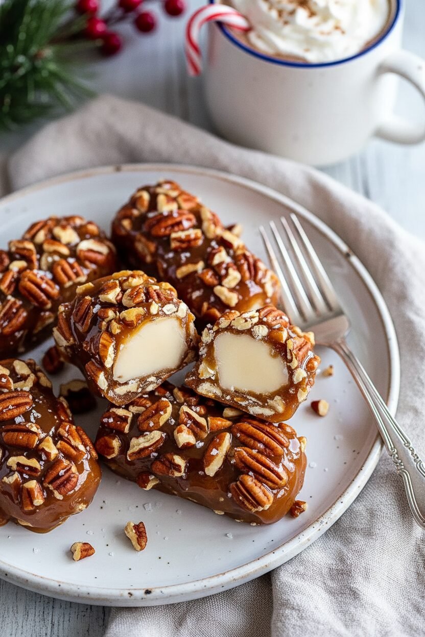 Caramel Pecan Yuletide Swirl