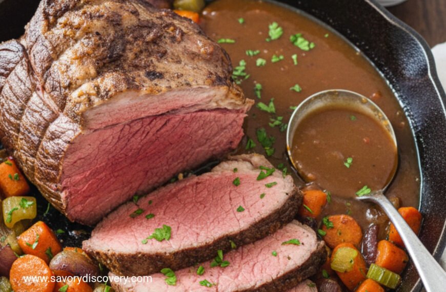 Cast Iron Christmas Roast with Rich Gravy