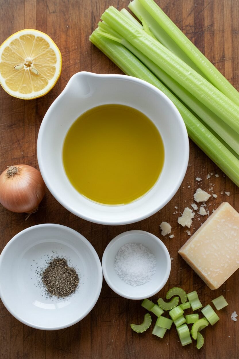 Celery Salad with Holiday Sparkle