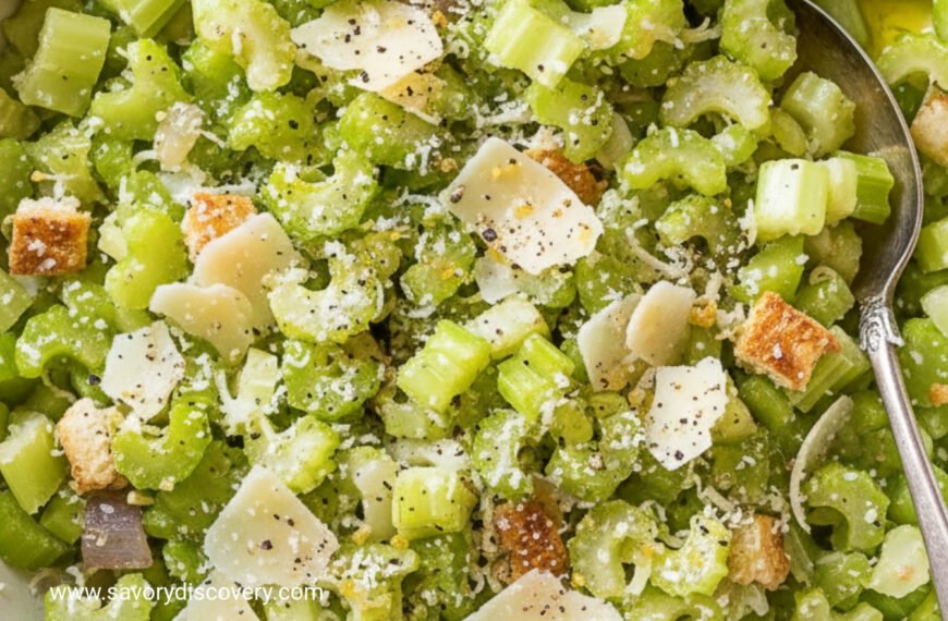 Celery Salad with Holiday Sparkle