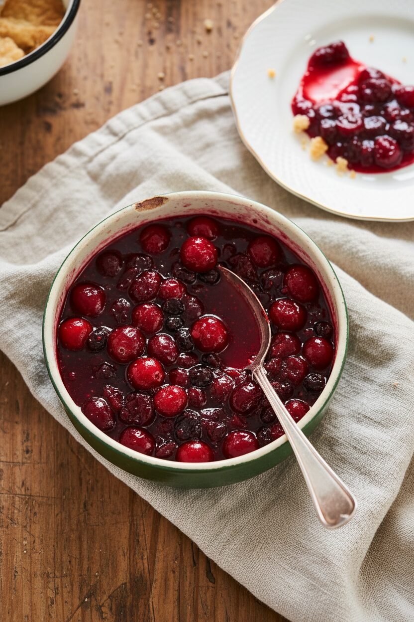 Champagne Cranberry Currant Glaze