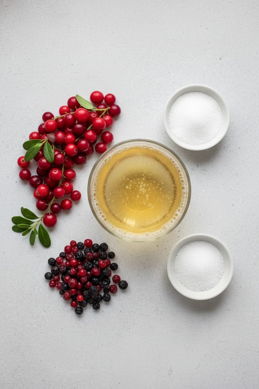 Champagne Cranberry Currant Glaze