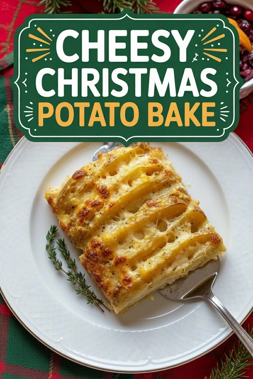 Cheesy Christmas Potato Bake