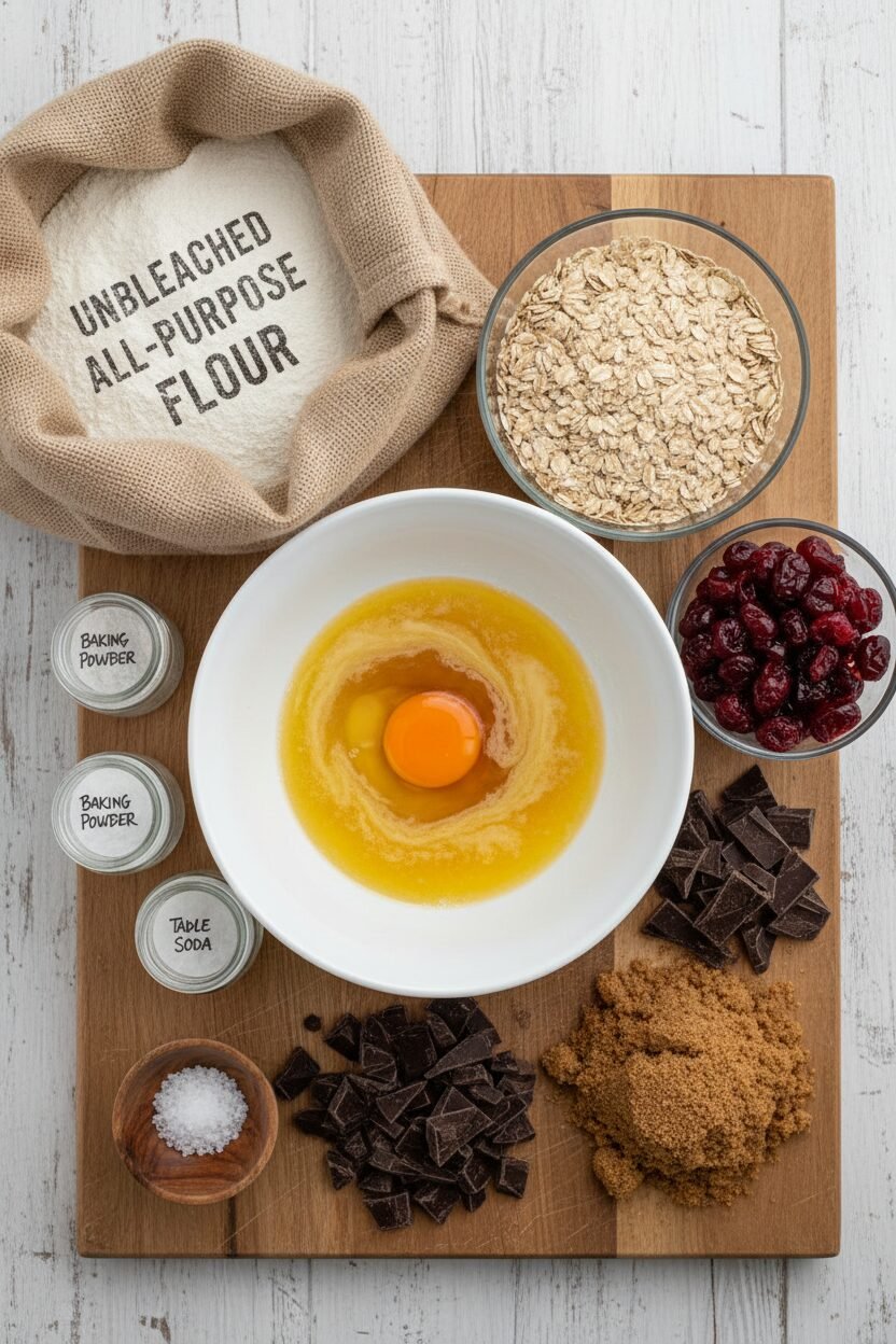Cherry Chocolate Chunk Oatmeal Cookies