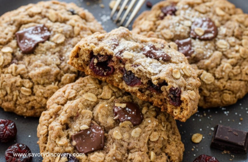 Cherry Chocolate Chunk Oatmeal Cookies