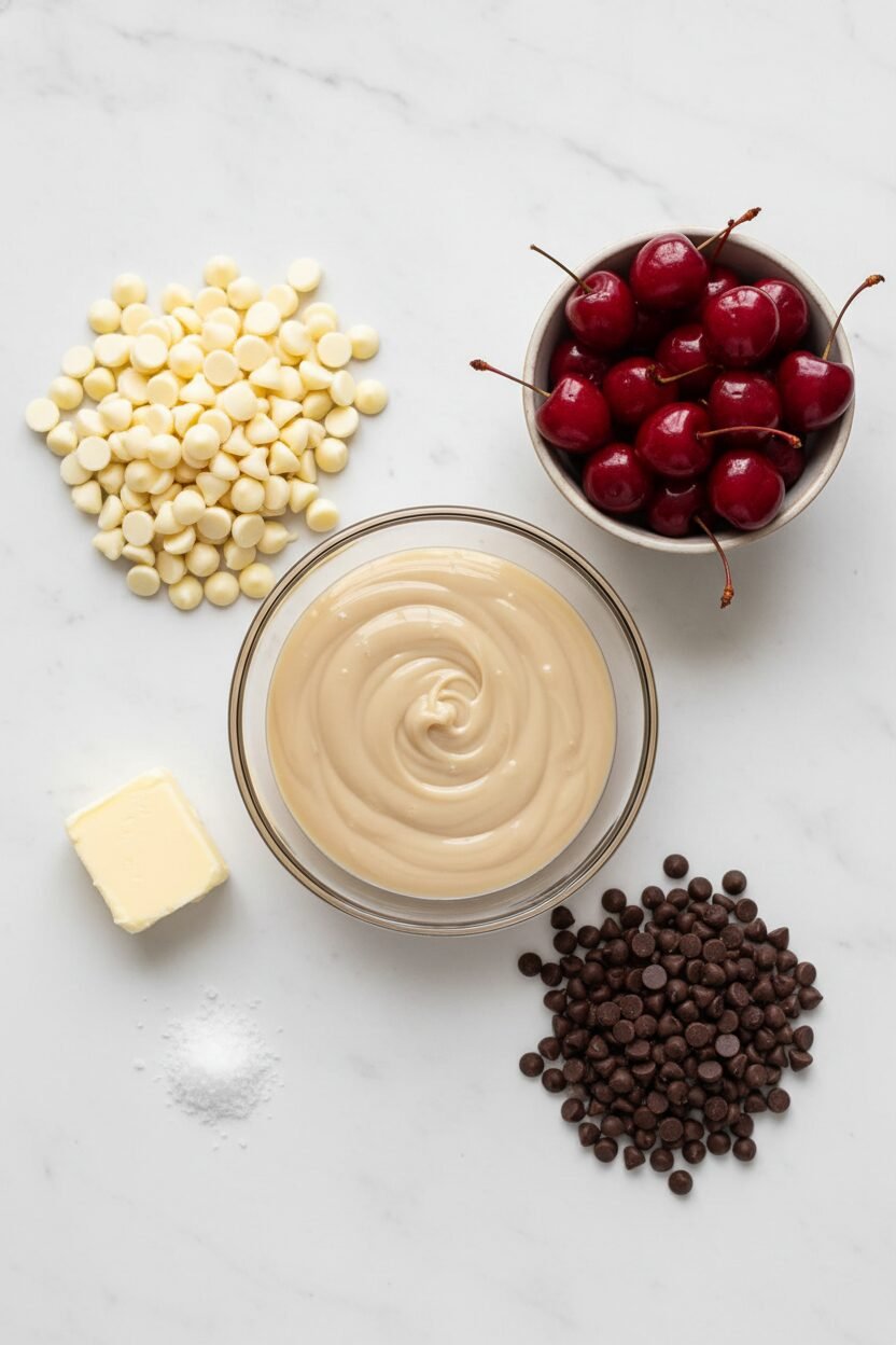 Cherry Garcia Holiday Fudge