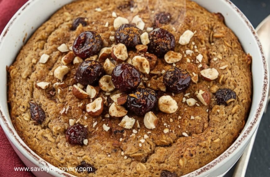 Cherry Hazelnut Christmas Oats