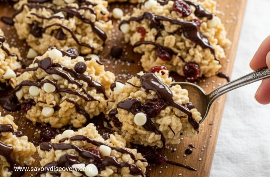 Chocolate Cherry Crisp Noel Delights