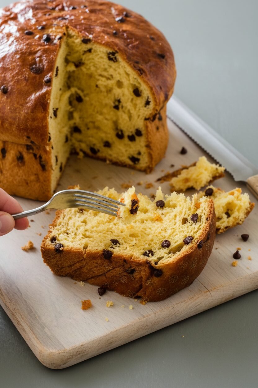 Chocolate Chip Holiday Panettone