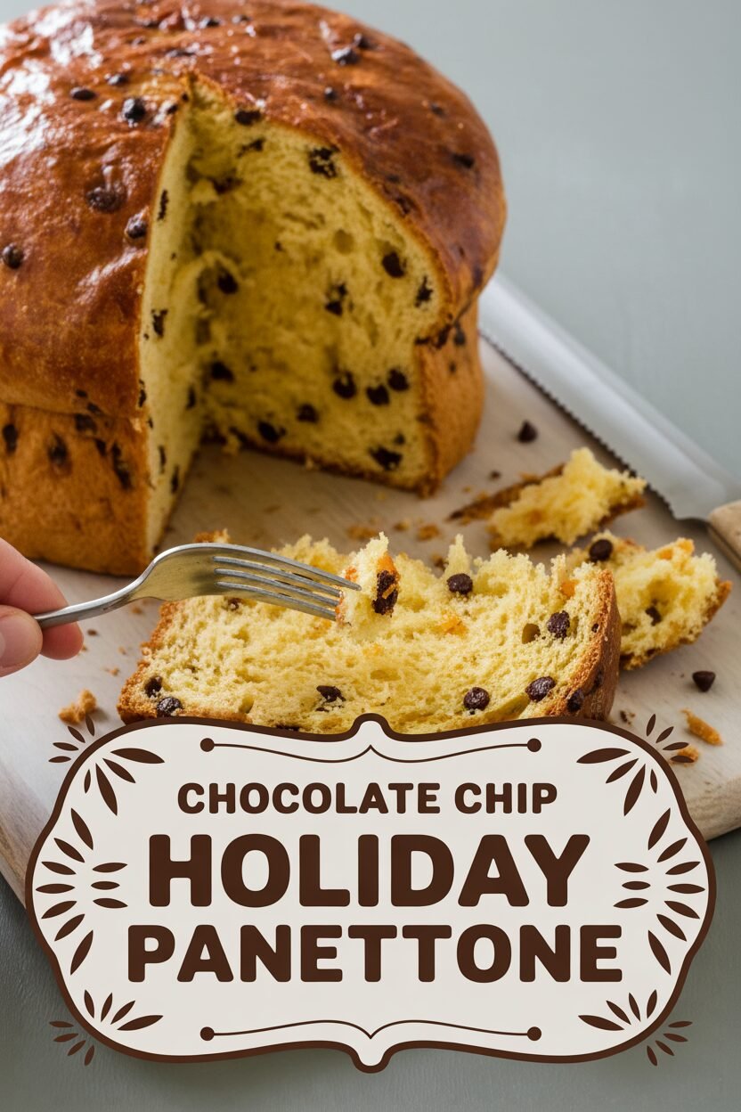 Chocolate Chip Holiday Panettone