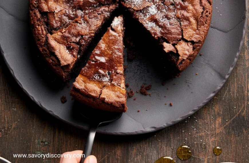 Chocolate Olive Oil Noel Cake