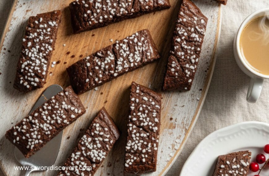 Chocolate Slice Holiday Cookies