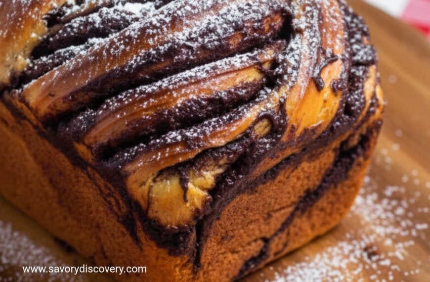 Chocolate Swirl Christmas Babka