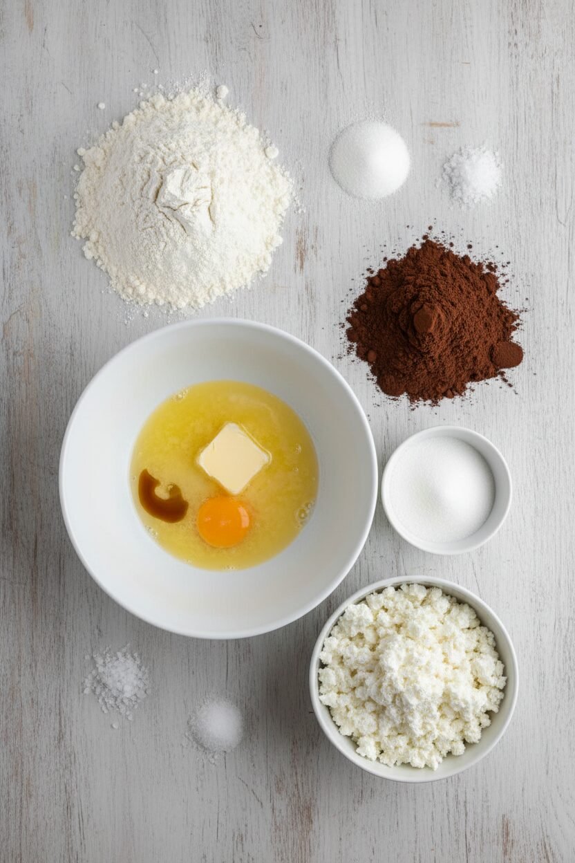 Chocolate Swirled Holiday Cheese Cookies